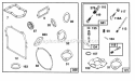 Gasket Sets Diagram and Parts List for 082331-0162-01  Briggs and Stratton Engine